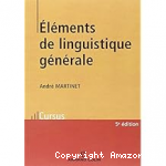 Eléments de linguistique générale vignette