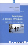 Prescription des activités physiques vignette