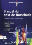 Manuel du test de Rorschach vignette