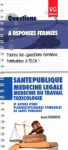 Santé publique, médecine légale, médecine du travail, toxicologie vignette
