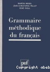 Grammaire méthodique du français vignette